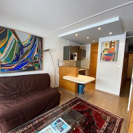 4 Pers Balcon, Acces Direct Pistes, Ascenseur - Fr-1-602-115 アパート アレット